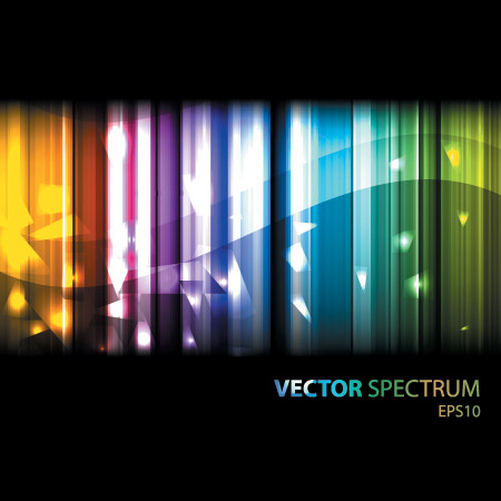 free vector Symphony 5 beautiful light vector background